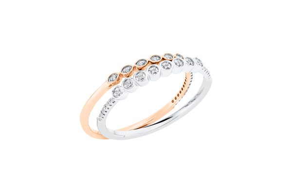 Brogle Classic Bicolor Diamantring