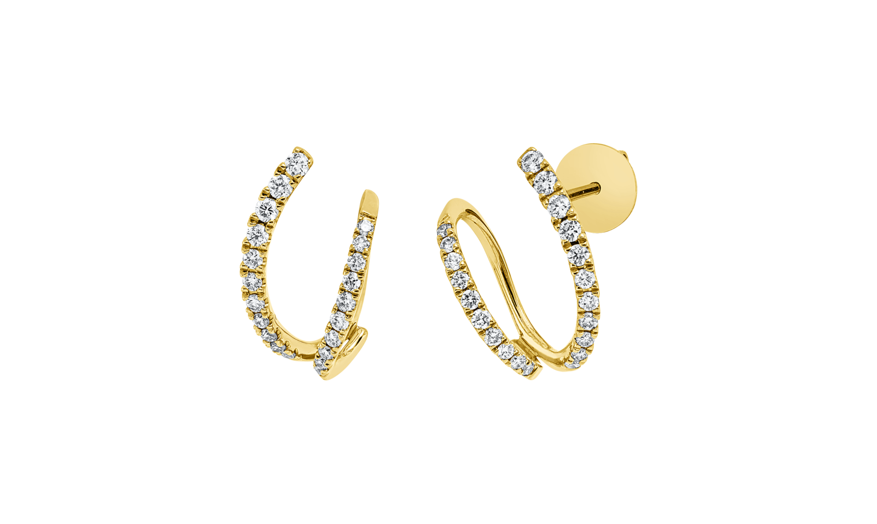 Brogle Classic diamond stud earrings