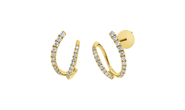 Brogle Classic diamond stud earrings