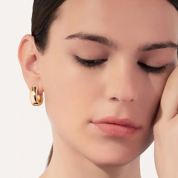  0008 POB7120 O7000 00000 100 Pomellato earrings iconica rose gold 18kt ad8559cf26e9616f5