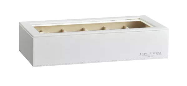 Heisse & Söhne Stapelbares Schmuckkästchen Mirage XL - Oberteil: Uhrenbox für 12 Uhren Heisse & Söhne Stapelbares Schmuckkästchen Mirage XL - Oberteil: Uhrenbox für 12 Uhren