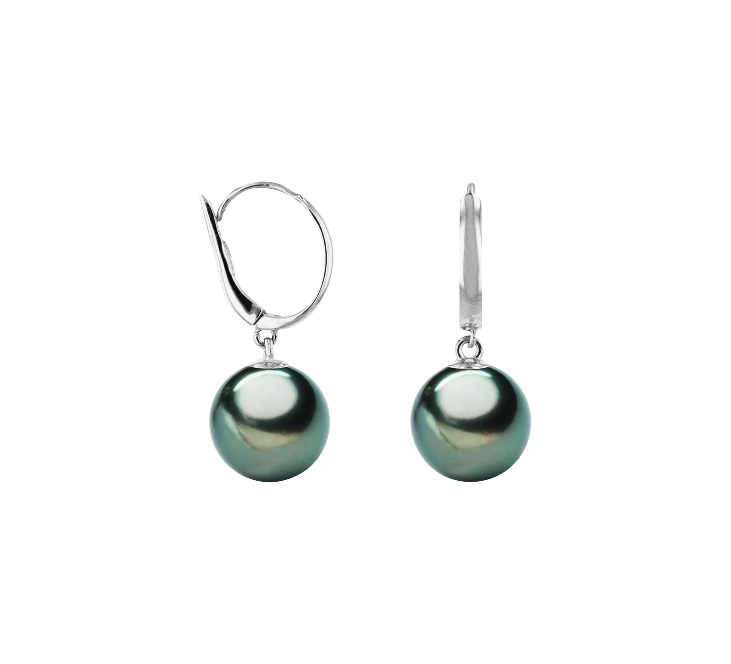 Brogle Classic Tahiti pearl hoop earrings Brogle Classic Tahiti pearl hoop earrings