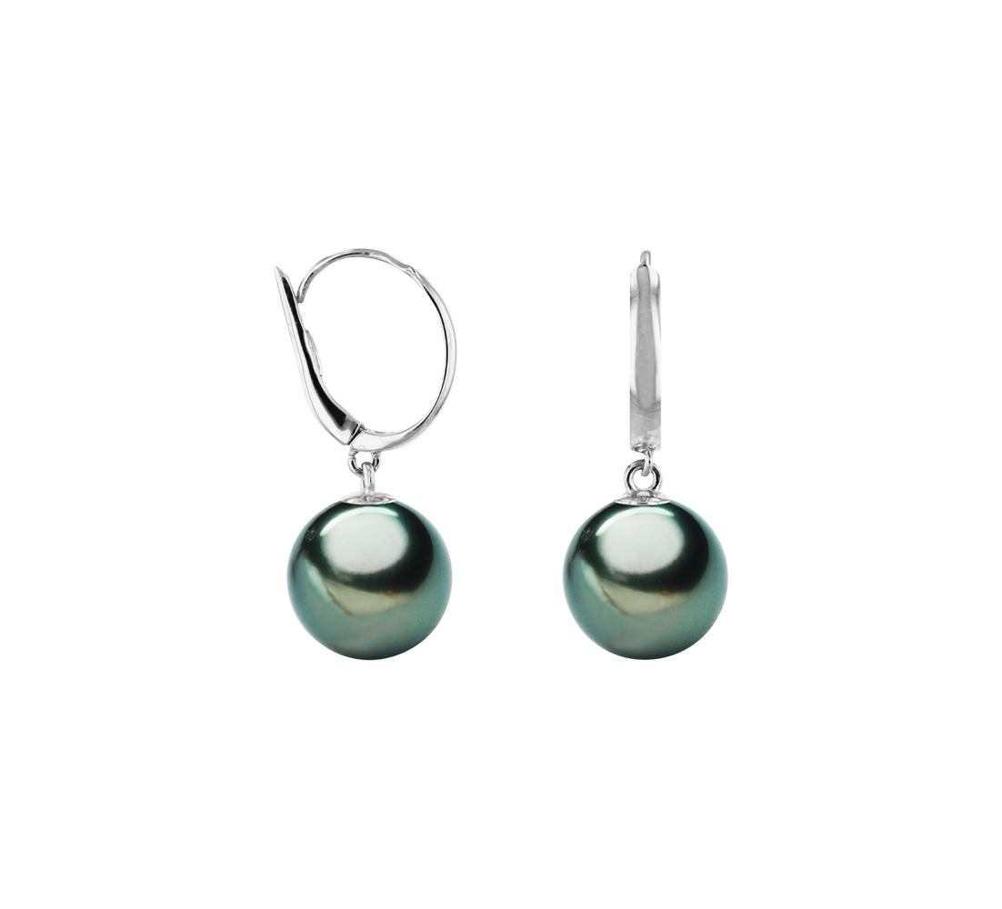 Brogle Classic Tahiti pearl hoop earrings Brogle Classic Tahiti pearl hoop earrings