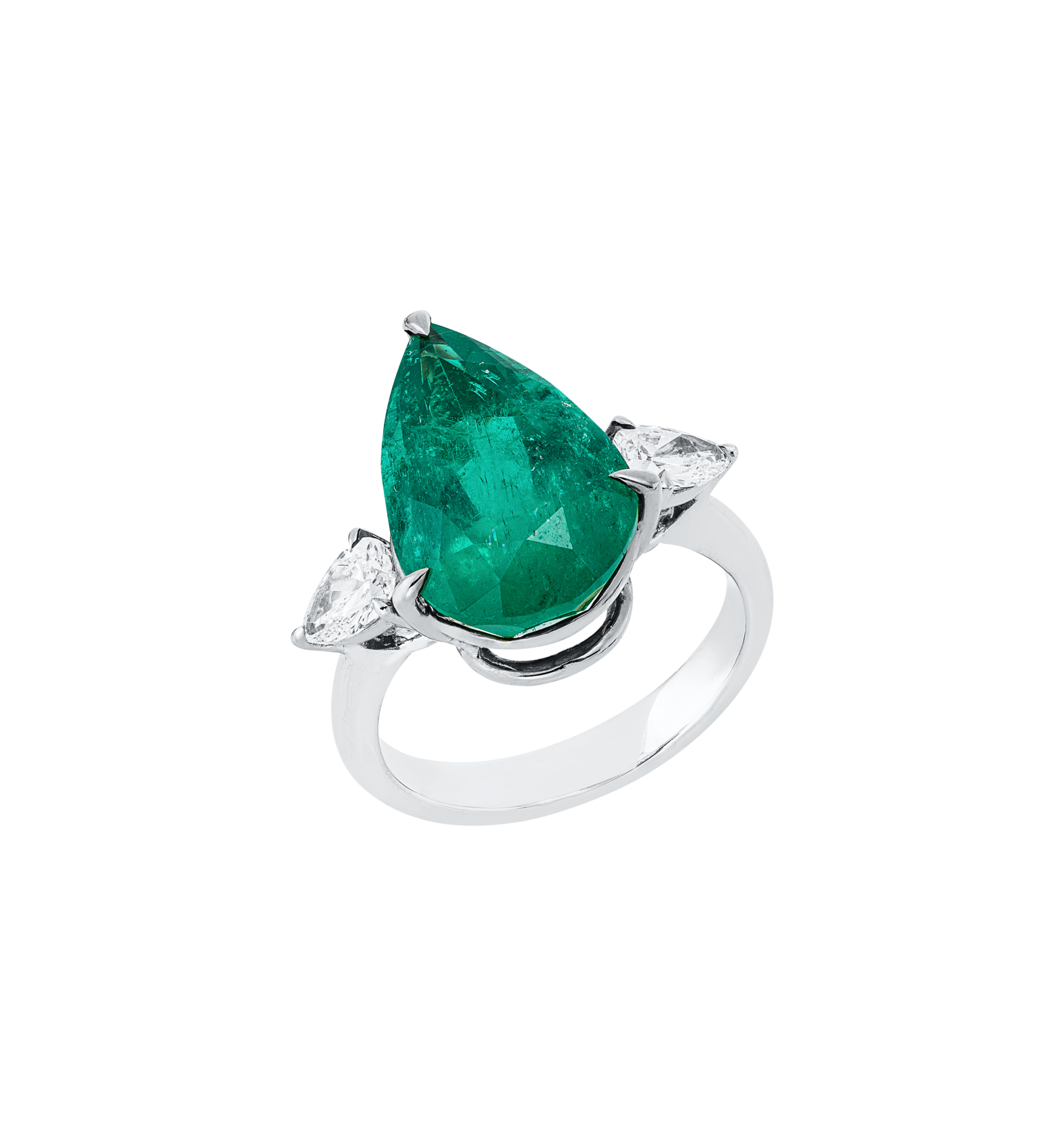 Brogle Selection bicolour emerald ring Brogle Selection bicolour emerald ring
