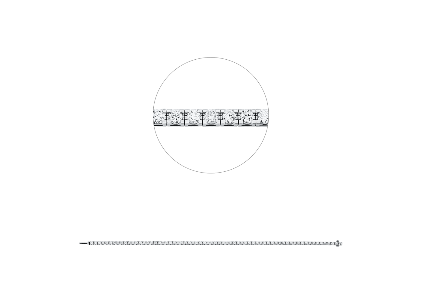 Brogle Selection tennis bracelet