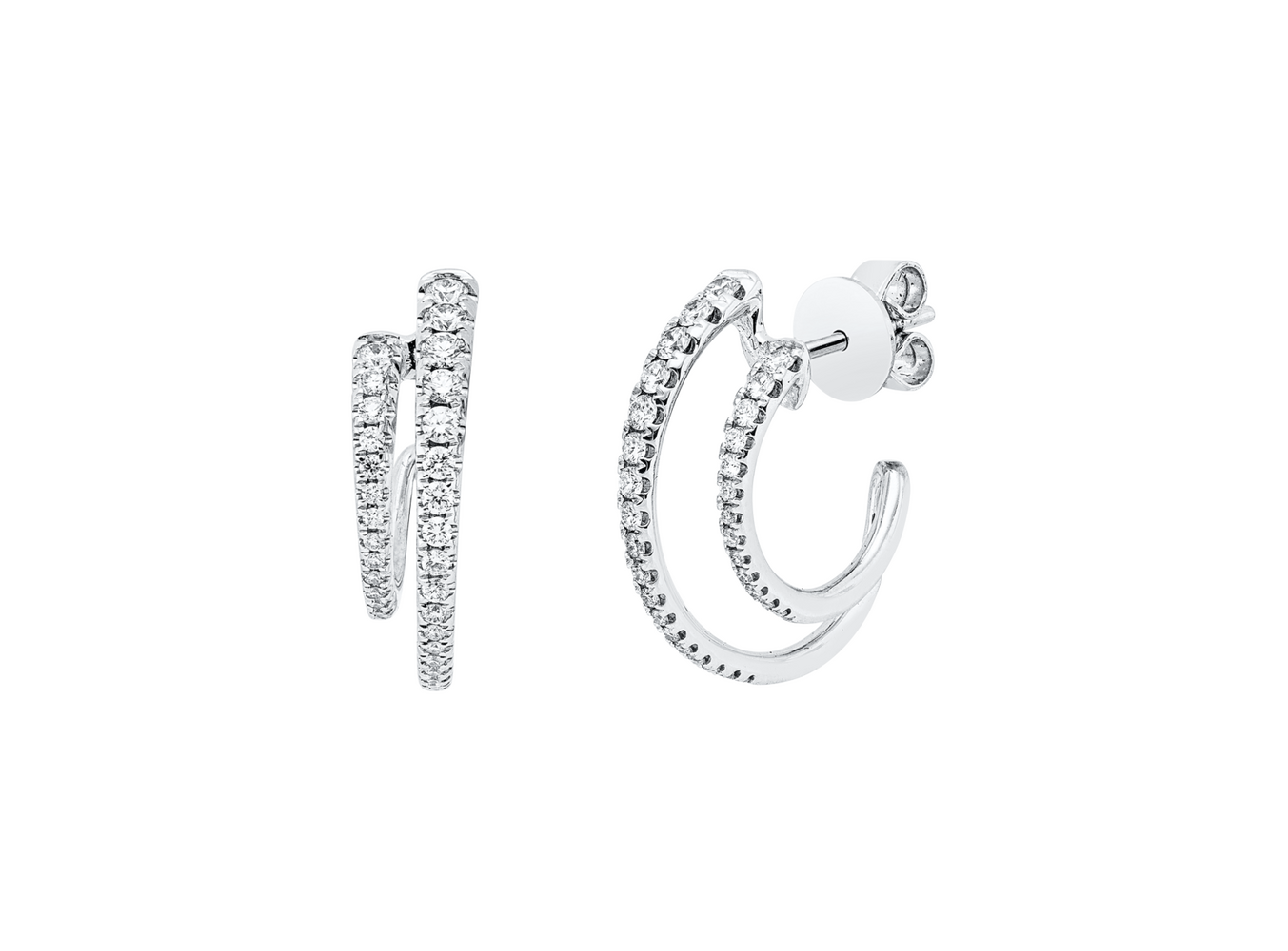 Brogle Classic diamond stud earrings