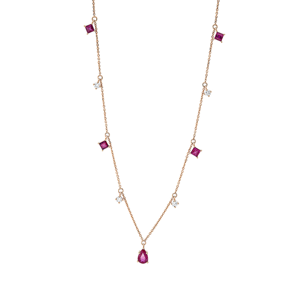 Brogle Classic Kette mit Rubinanhänger
