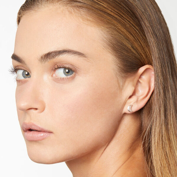 176002 DHB6000 MOONS 0009R 100 Dodo moon earring 9k rose gold m64b027d6b82ad8e8