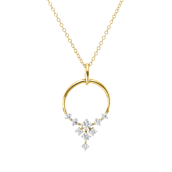 Brogle Classic Kette mit Bicolor Diamantanhänger Brogle Classic Kette mit Bicolor Diamantanhänger