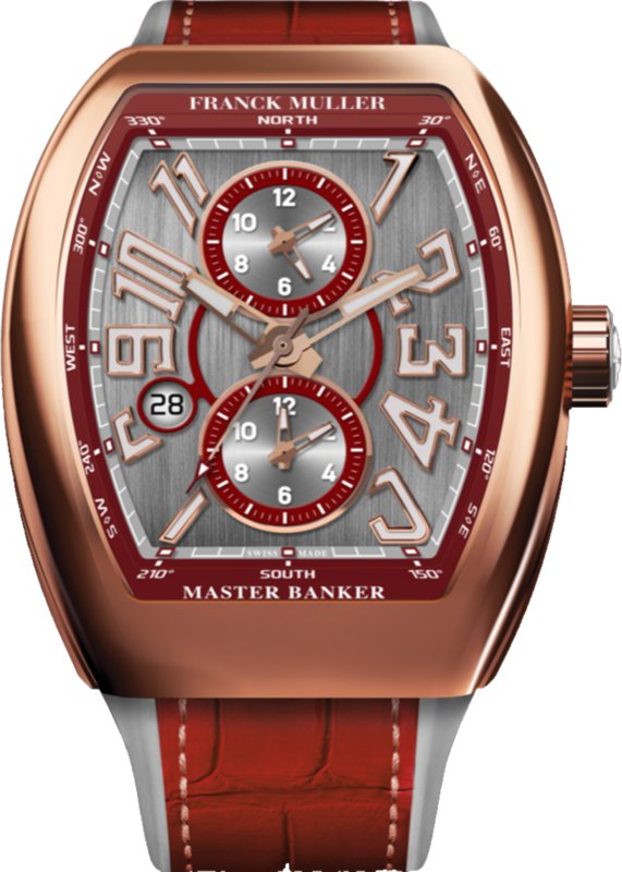 Franck Muller Vanguard Master Banker 3 Zeitzonen 53,7 x 44mm