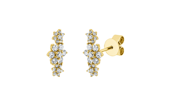 Brogle Classic diamond stud earrings
