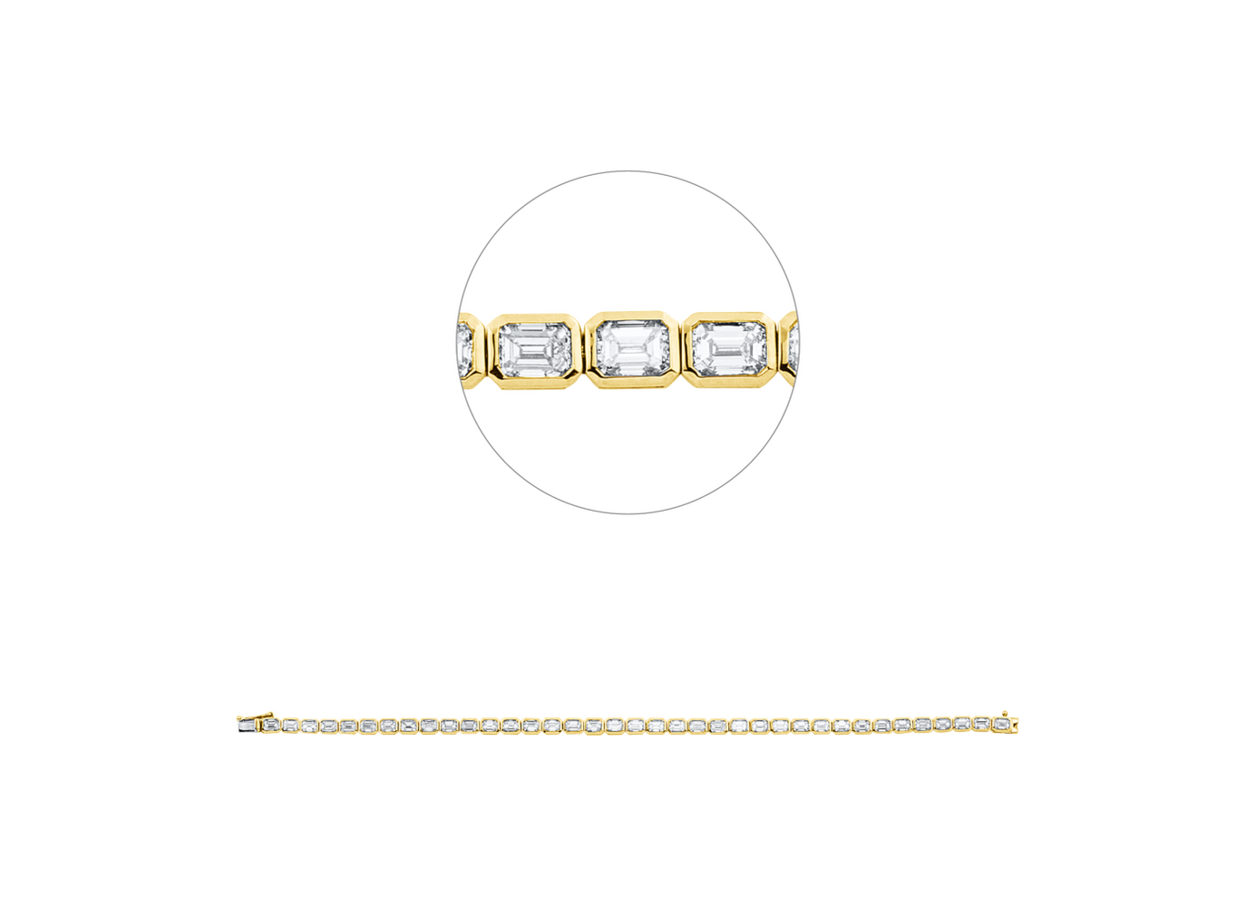 Brogle Selection Bicolor Diamantarmband Brogle Selection Bicolor Diamantarmband