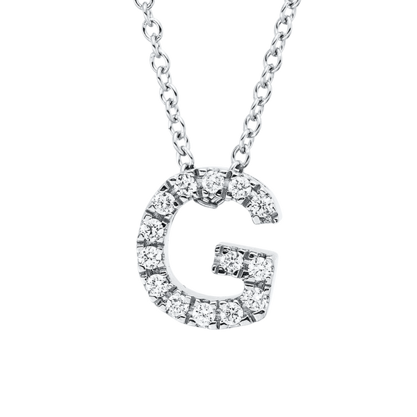 Brogle Classic Kette mit Diamantbuchstaben G Brogle Classic Kette mit Diamantbuchstaben G