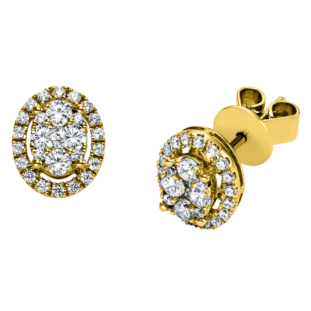 Brogle Selection Illusion Stud Earrings