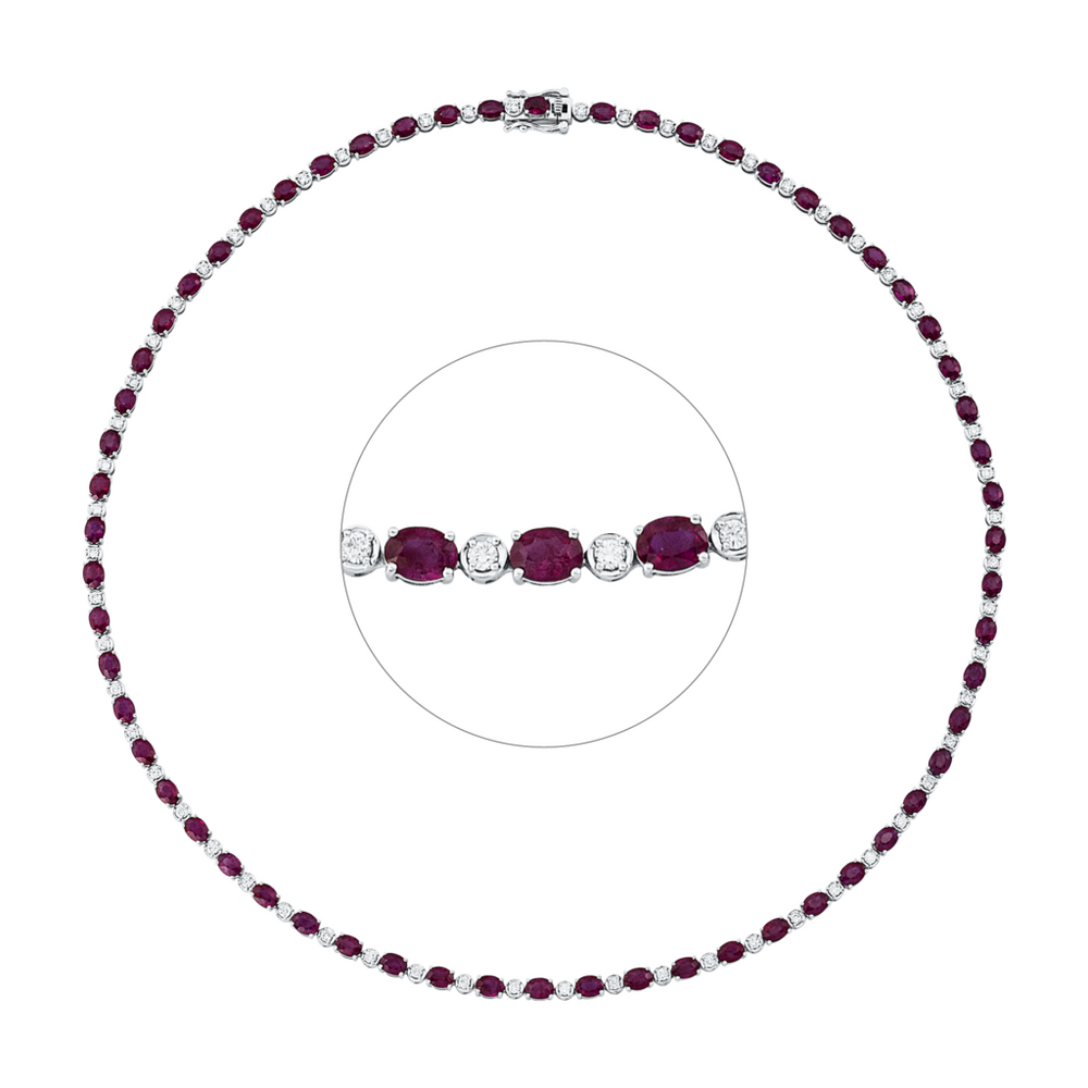 Brogle Selection ruby necklace