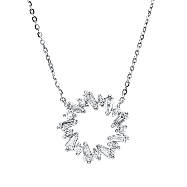 Brogle Classic necklace with diamond pendant Brogle Classic necklace with diamond pendant
