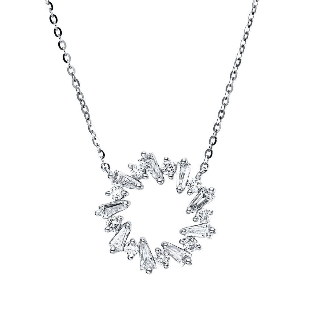 Brogle Classic necklace with diamond pendant Brogle Classic necklace with diamond pendant