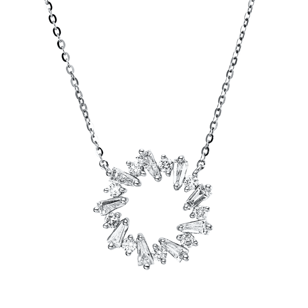 Brogle Classic necklace with diamond pendant Brogle Classic necklace with diamond pendant