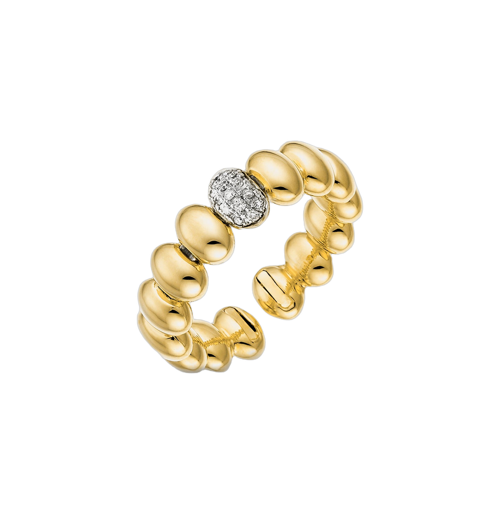 750 white and yellow gold