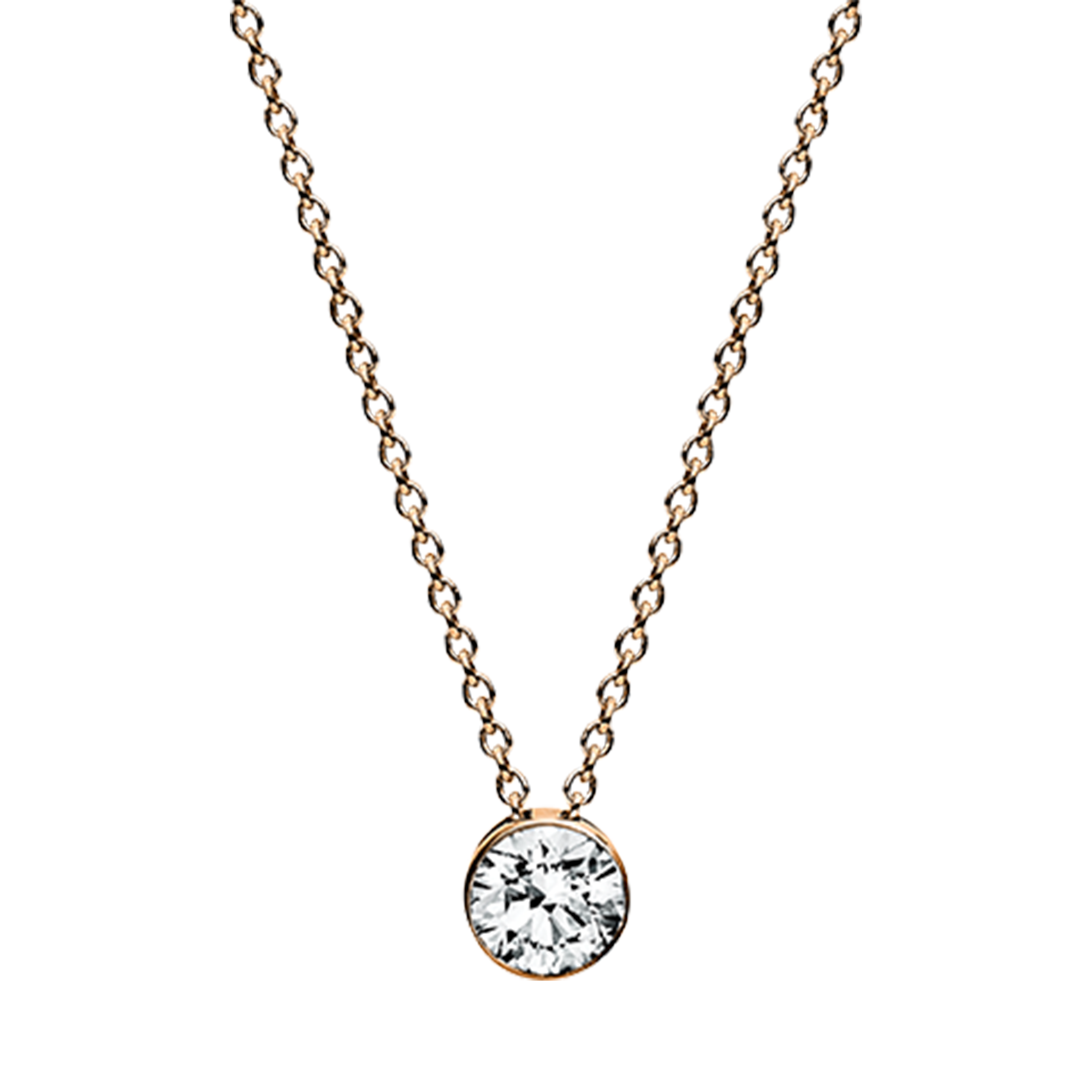 Brogle Selection necklace with pendant Sophie up to 0.5 carat Brogle Selection necklace with pendant Sophie up to 0.5 carat