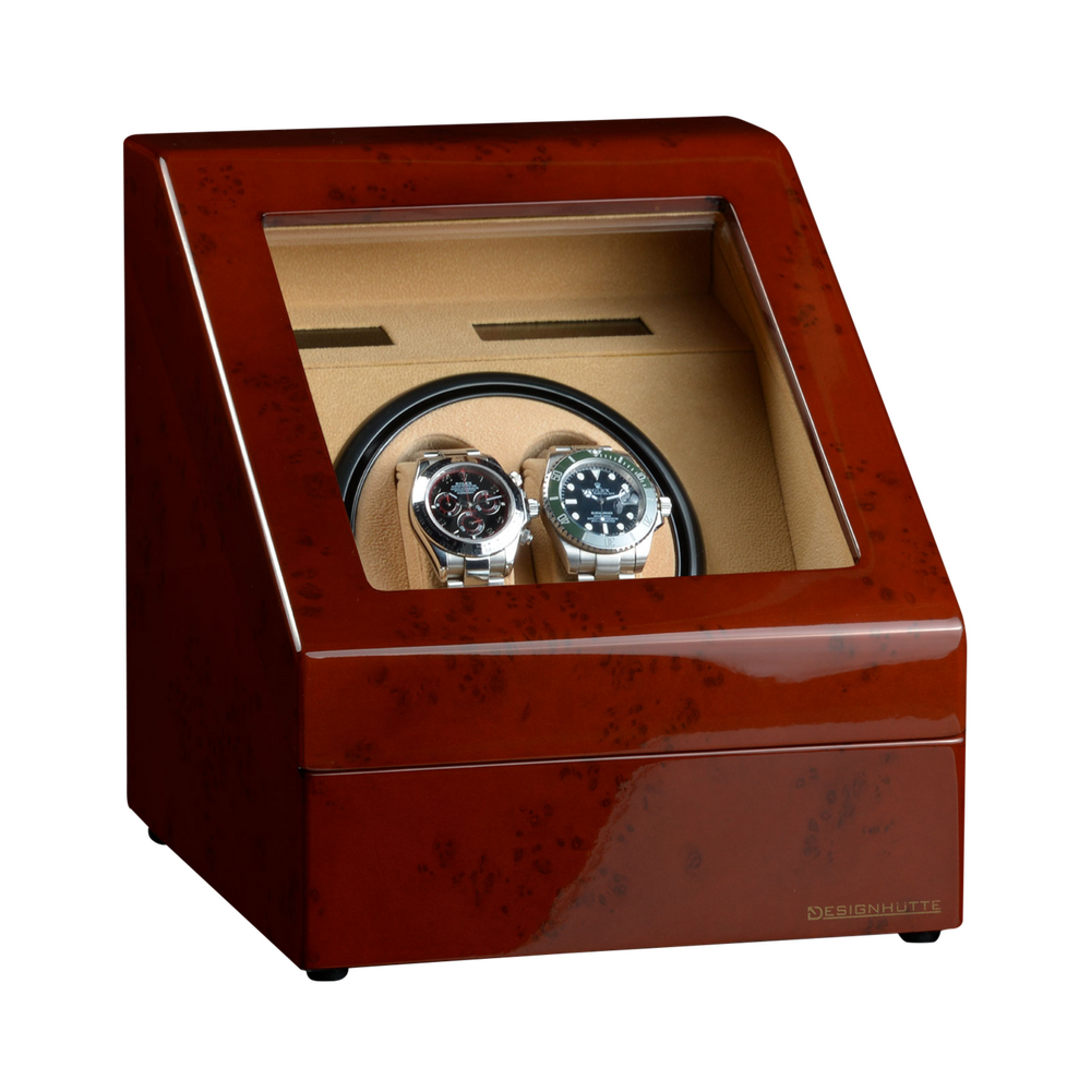 Designhütte Watch winder Monaco - burl wood