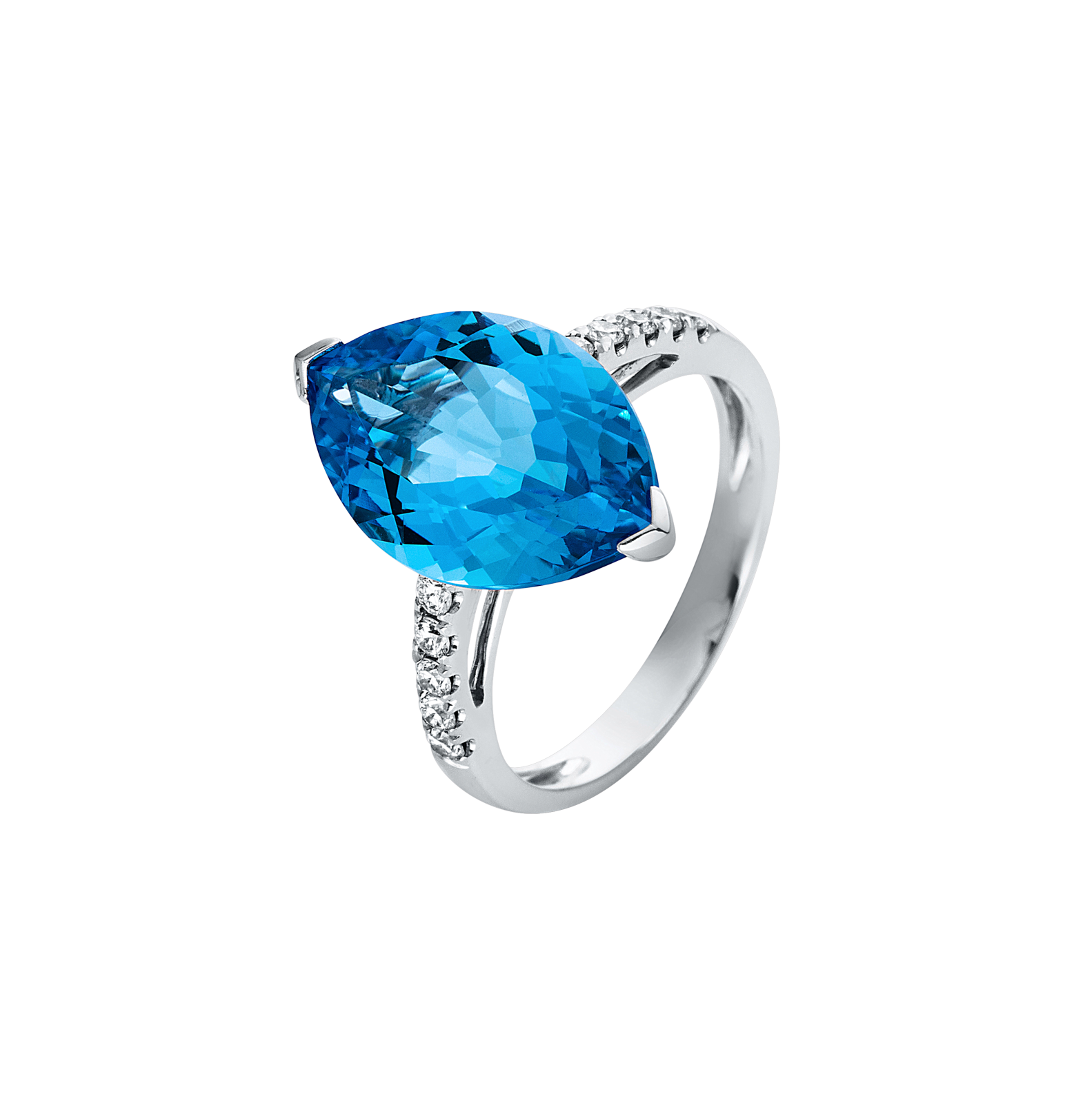 Brogle Classic Blautopasring