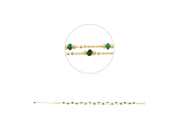 Brogle Classic emerald bracelet