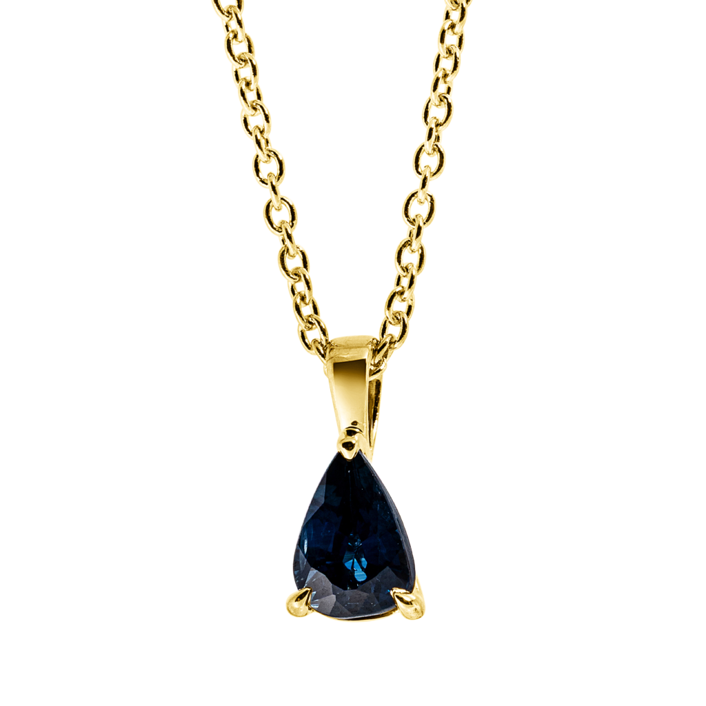 Brogle Classic necklace with sapphire pendant
