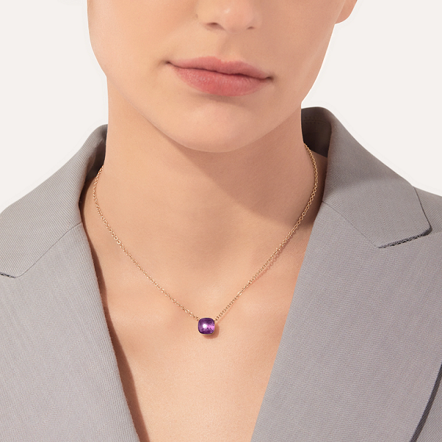 Pomellato Nudo Amethyst Necklace with Pendant Pomellato Nudo Amethyst Necklace with Pendant