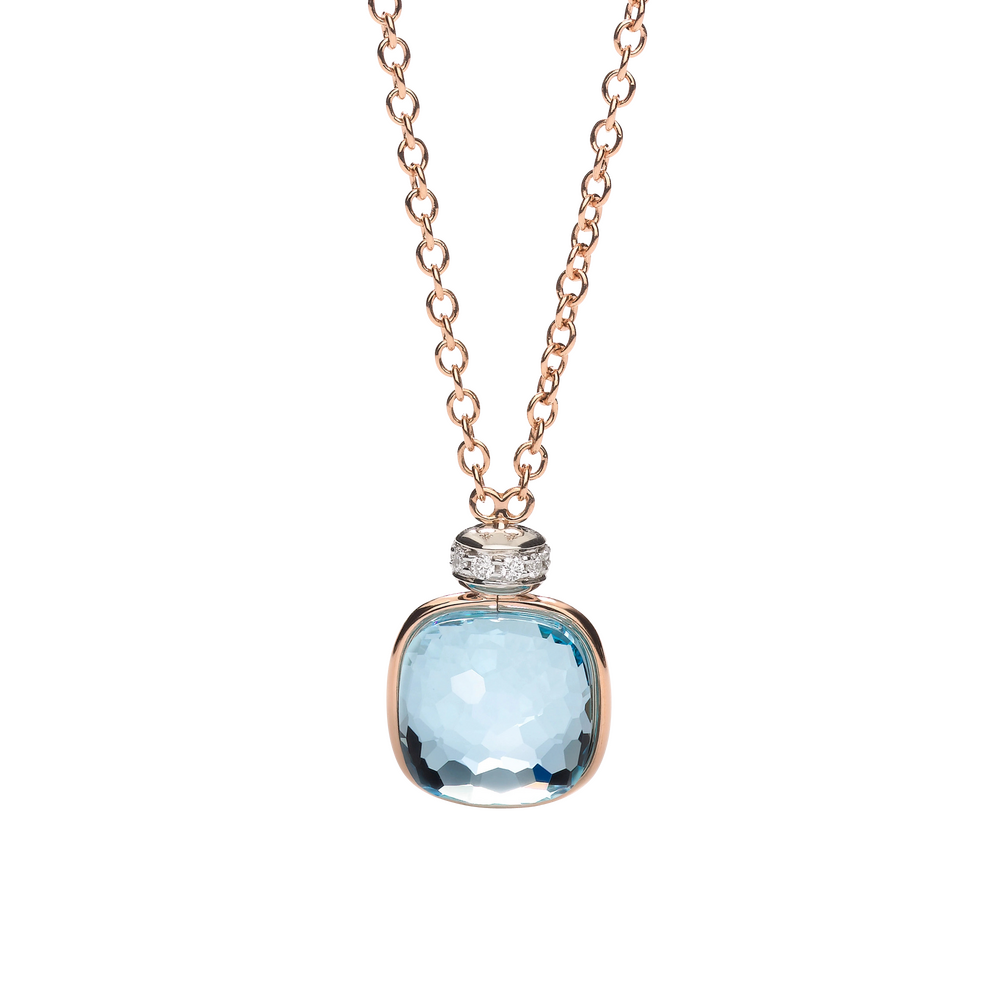 Pomellato Nudo Sky topaz necklace with pendant