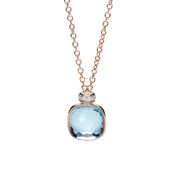 Pomellato Nudo Sky topaz necklace with pendant