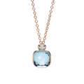 Pomellato Nudo Sky topaz necklace with pendant Pomellato Nudo Sky topaz necklace with pendant
