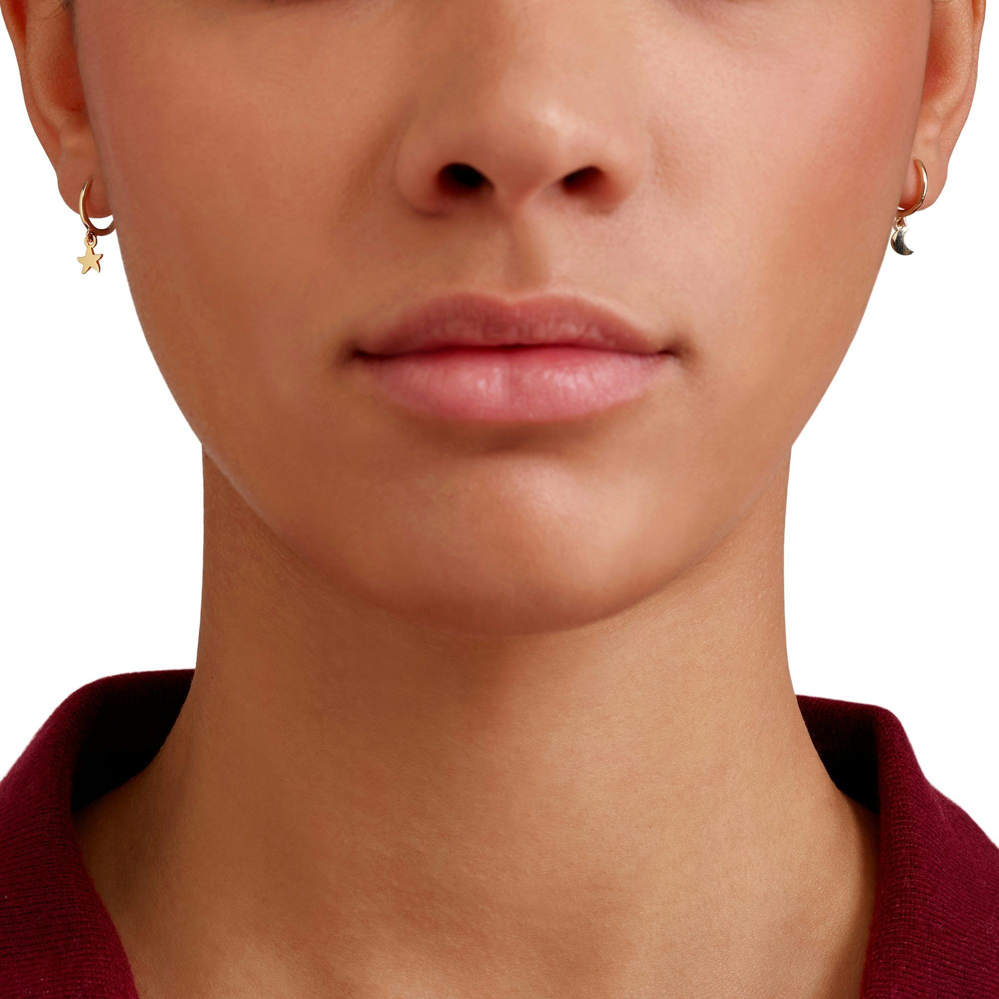 Dodo Moon & Sun hoop earrings Dodo Moon & Sun hoop earrings