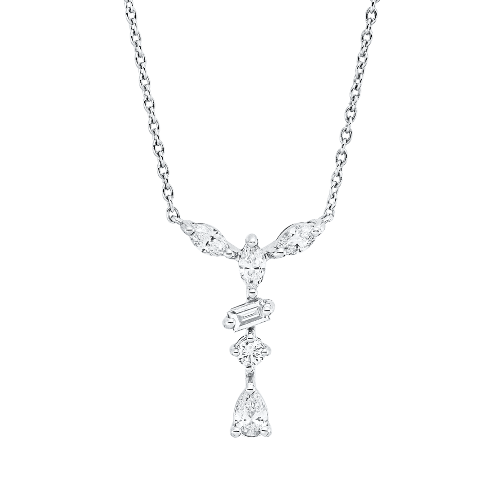 Brogle Classic necklace with diamond pendant Brogle Classic necklace with diamond pendant