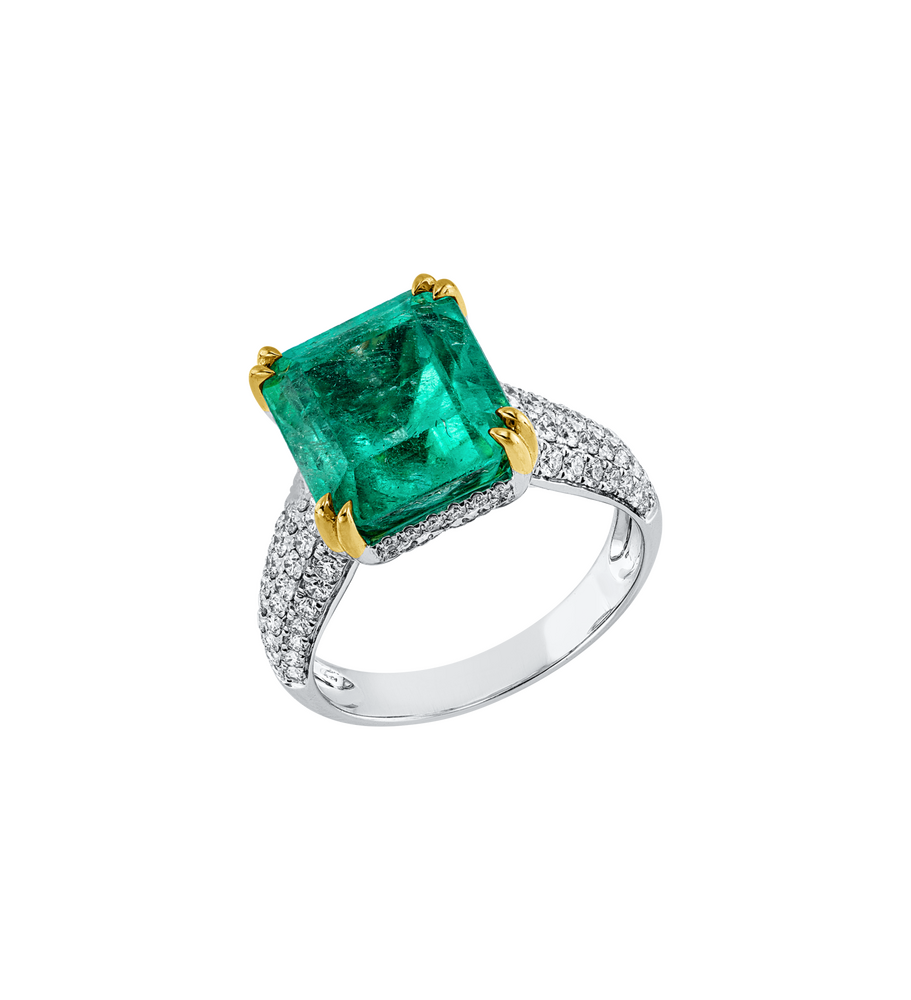 Brogle Selection Bicolor Smaragdring