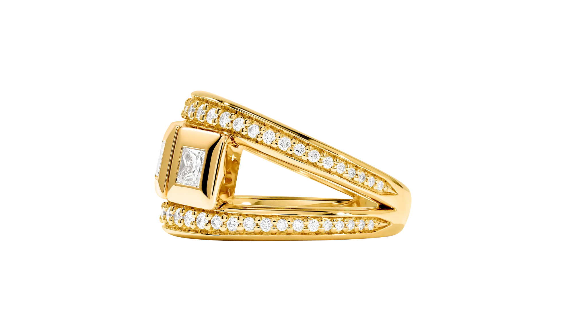 Tamara Comolli Curriculum Vitae 3 Diamond Pavé Ring Tamara Comolli Curriculum Vitae 3 Diamond Pavé Ring