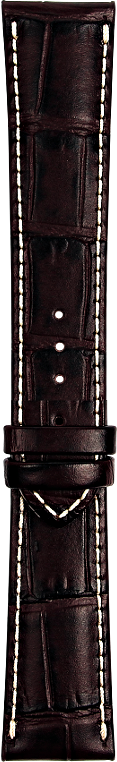 Mido brown cowhide leather strap 21/18mm