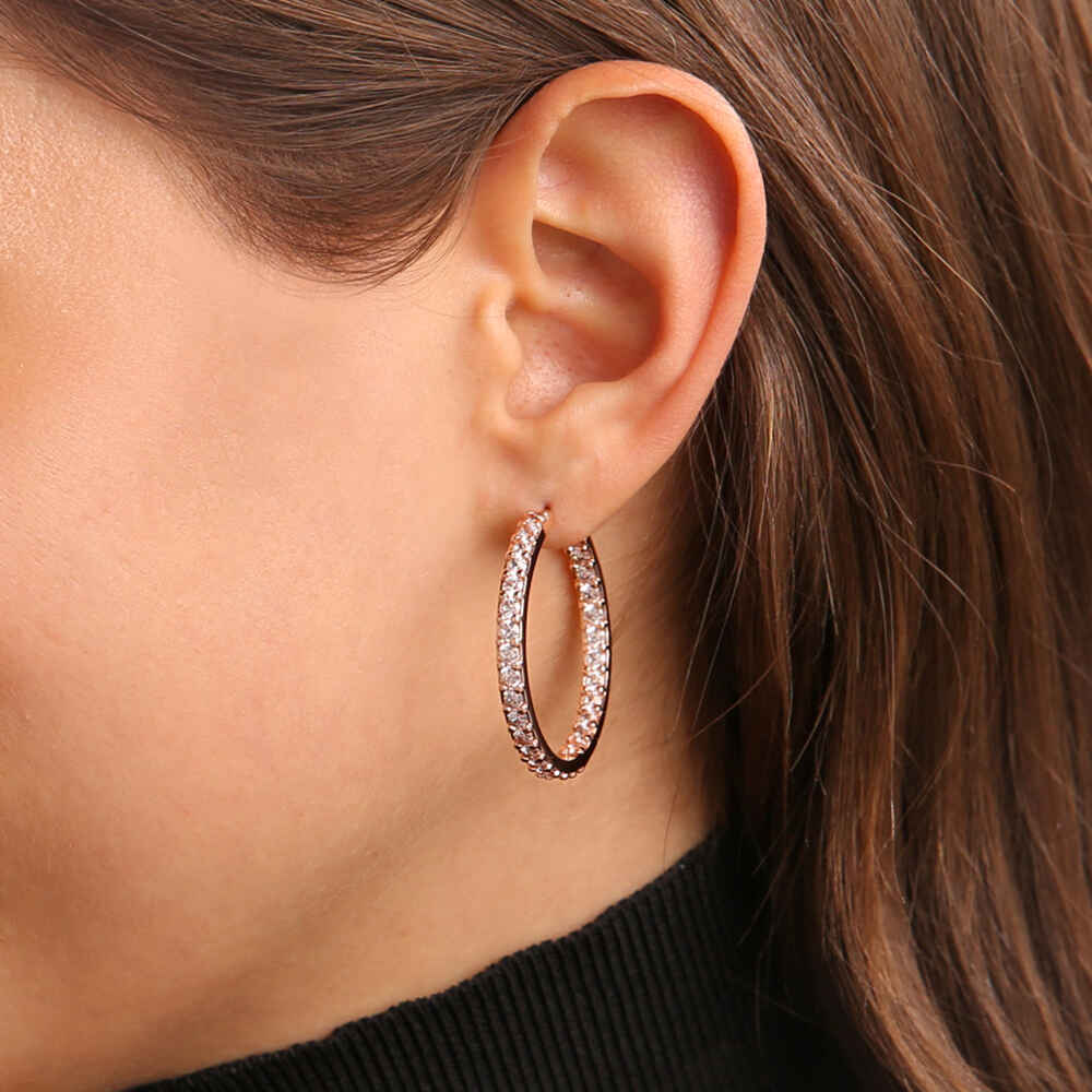 Bronzallure Altissima hoop earrings