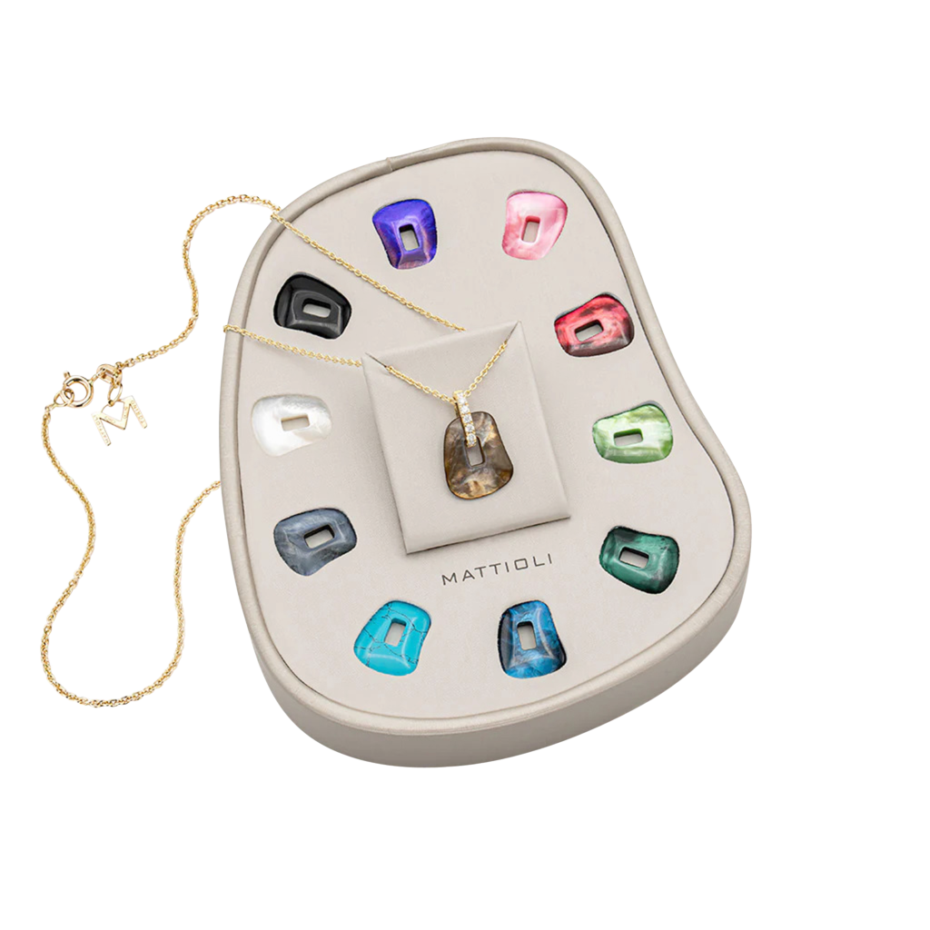 Mattioli Puzzle necklace box, small with 11 puzzles Mattioli Puzzle necklace box, small with 11 puzzles