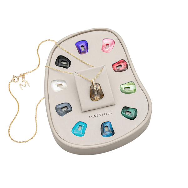 Mattioli Puzzle necklace box, small with 11 puzzles Mattioli Puzzle necklace box, small with 11 puzzles