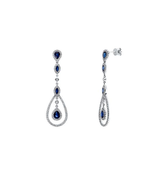 Brogle Selection coloured stone earrings