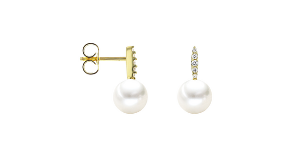 Brogle Classic freshwater pearl stud earrings Brogle Classic freshwater pearl stud earrings