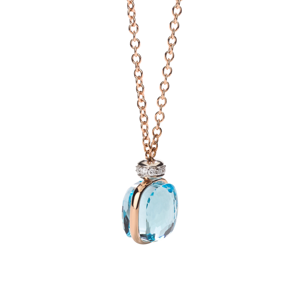 Pomellato Nudo Sky topaz necklace with pendant