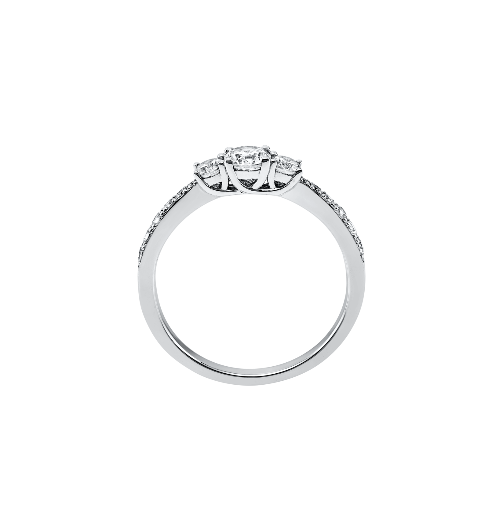 Brogle Solitaire Ring Trio Brogle Solitaire Ring Trio