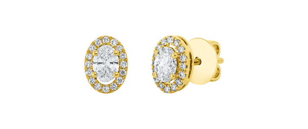 Brogle Classic diamond stud earrings Brogle Classic diamond stud earrings