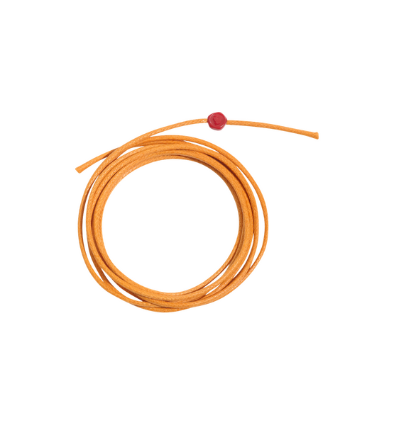 Dodo dünne orangefarbene Baumwollkordel