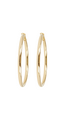 Bronzallure Golden hoop earrings