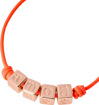  0014 DBC3001 LETAM RORAG 020 Dodo symbols bracelet amo rose gold plated silver h64b047e8c89a4d17