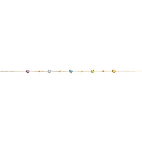 Brogle Classic anchor chain with coloured stones 1mm Brogle Classic anchor chain with coloured stones 1mm