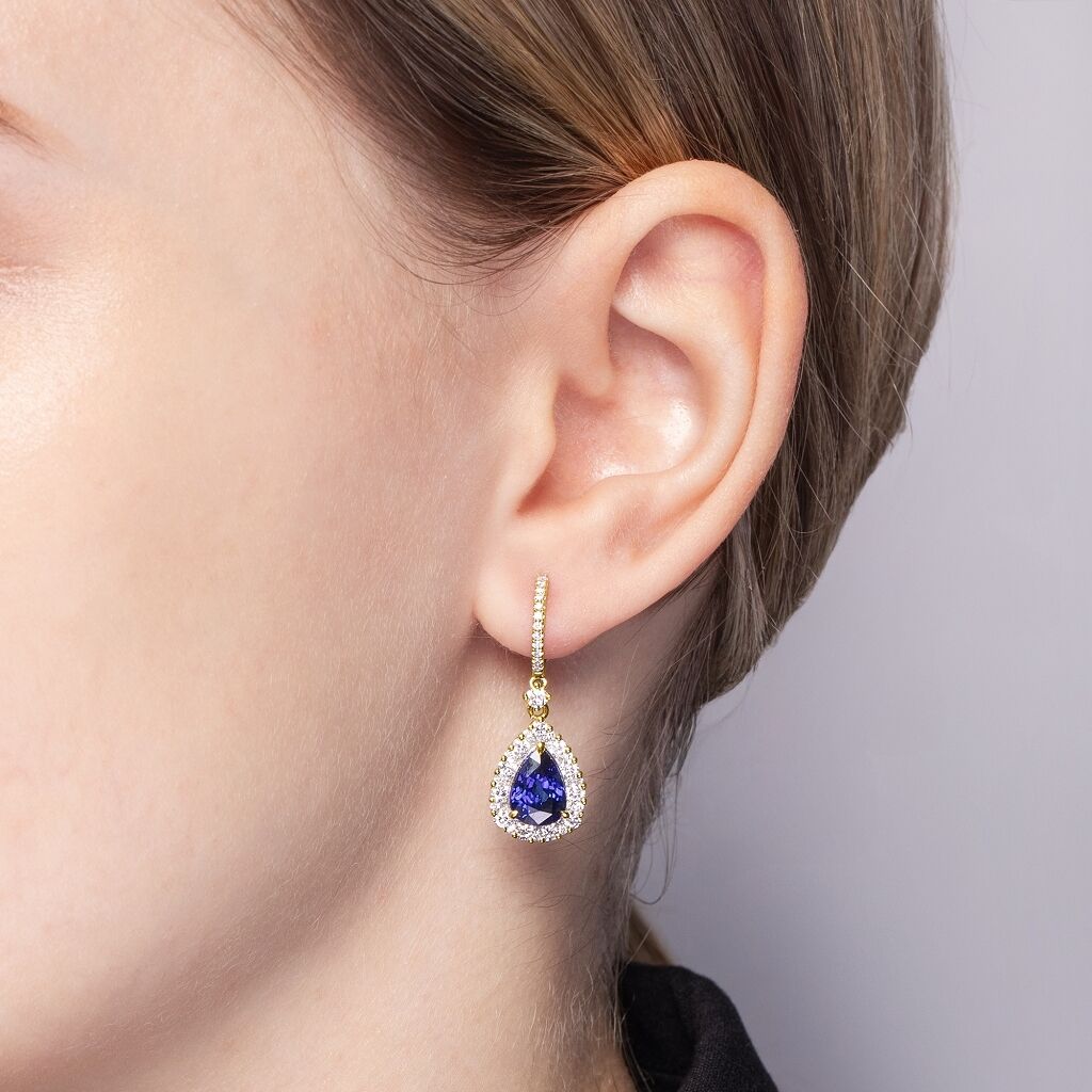 Brogle Selection Saphirohrhänger Brogle Selection Saphirohrhänger